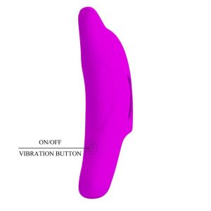 Pretty Love Delphini Vingerstimulator van siliconen, paars Pretty Love Delphini Vingerstimulator van siliconen, paars - Afbeelding 7