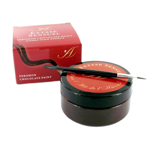 Extase Sensual eetbare chocoladelichaamslak met penseel 50 ml Extase Sensual eetbare chocoladelichaamslak met penseel 50 ml