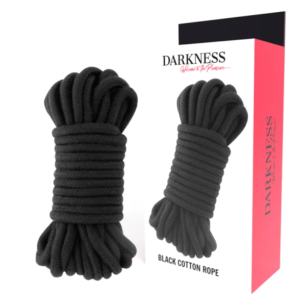 Darkness Japanisch Touw 10 m Zwart voor Bondage-spellen
