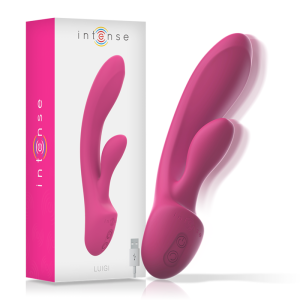 Intense Luigi Rabbit Vibrator van vloeibaar siliconen, roze Intense Luigi Rabbit Vibrator van vloeibaar siliconen, roze - Afbeelding 1
