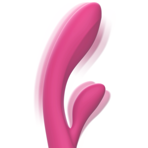 Intense Luigi Rabbit Vibrator van vloeibaar siliconen, roze Intense Luigi Rabbit Vibrator van vloeibaar siliconen, roze - Afbeelding 3