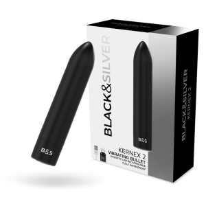 Black&silver Kernex 2 Vibrator met magneetbal, zwart-zilver Black&silver Kernex 2 Vibrator met magneetbal, zwart-zilver - Afbeelding 1