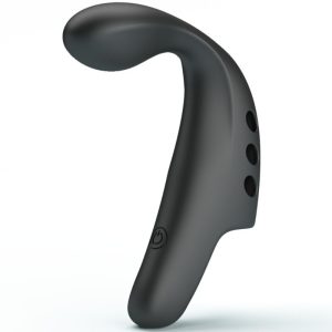 Pretty Love Gorgon vingervibrator van siliconen, zwart Pretty Love Gorgon vingervibrator van siliconen, zwart - Afbeelding 2