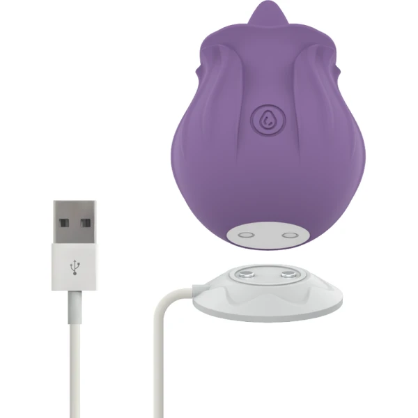 Intense Violet Stimulator Opvangvibrator met 10 Trillingen Lila
