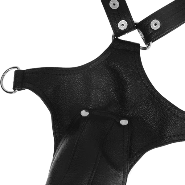 Fetish Submissive Jockstrap-Harnas van Eco-Leer voor Heren Fetish Submissive Jockstrap-Harnas van Eco-Leer voor Heren