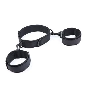Ohmama Nylon Hogtie with Handcuffs and Collar