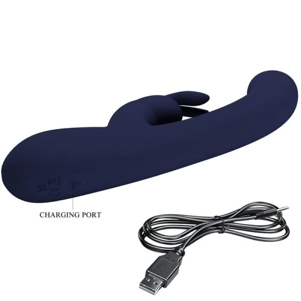 Pretty Love Lamar Rabbit Vibrator met clitorisstimulator en G-puntstimulatie