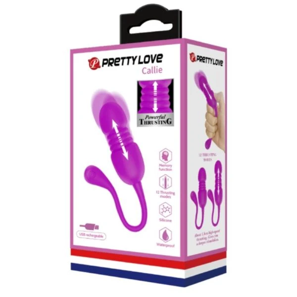 Pretty Love Callie Purple oplaadbaar vibratie-ei met 24 standen Pretty Love Callie Purple oplaadbaar vibratie-ei met 24 standen