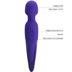 Pretty Love Antony Youth Vibrator-staf met warmte-effect, paars Pretty Love Antony Youth Vibrator-staf met warmte-effect, paars - Afbeelding 6