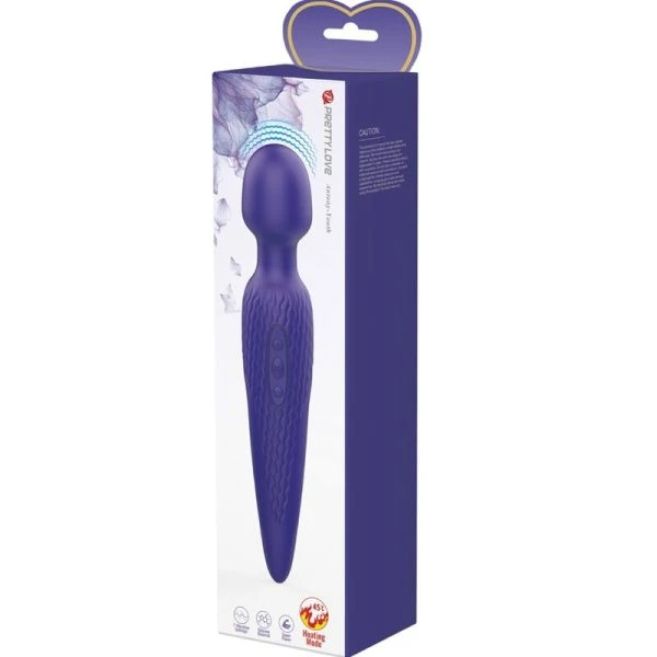 Pretty Love Antony Youth Vibrator-staf met warmte-effect, paars