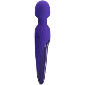 Pretty Love Antony Youth Vibrator-staf met warmte-effect, paars