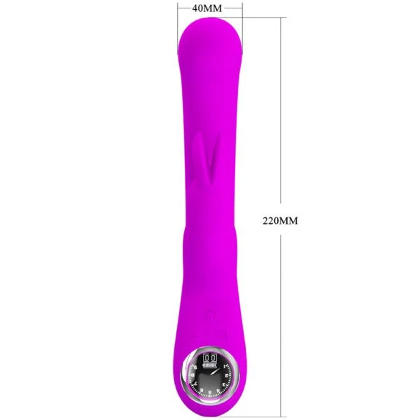 Pretty Love Lamar Rabbit Vibrator met Clitorisstimulator en G-punt-schacht