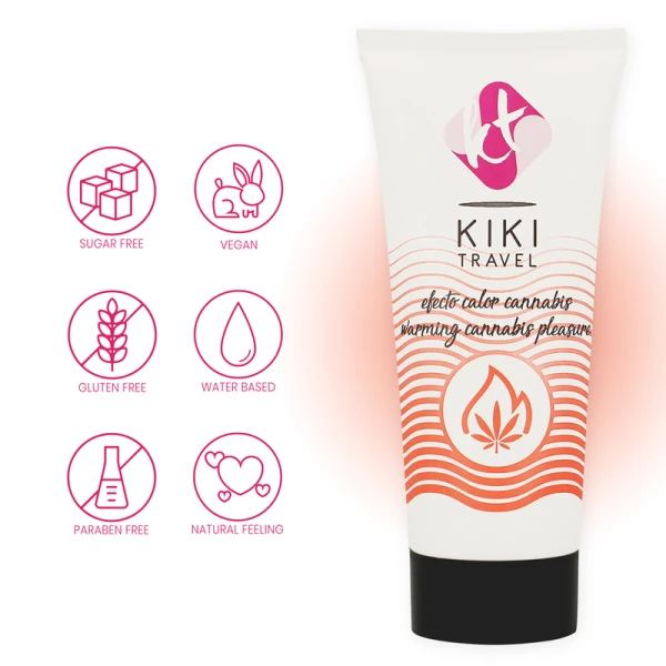 Kikí Travel Glijmiddel met Cannabis-Smaak 50 ml