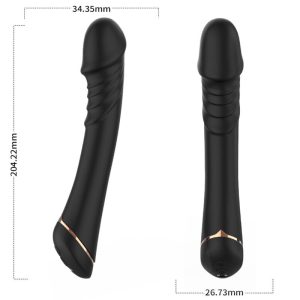 Armony Dildo Vibrator aus Silikon, schwarz Armony Dildo Vibrator aus Silikon, schwarz – Bild 1