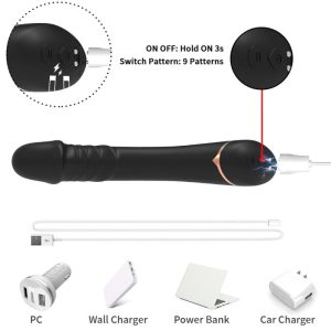 Armony Dildo Vibrator aus Silikon, schwarz Armony Dildo Vibrator aus Silikon, schwarz – Bild 2