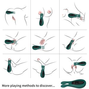 Armony Stimulator Vibrator Konijn Groen afneembare bal Armony Stimulator Vibrator Konijn Groen afneembare bal - Afbeelding 2