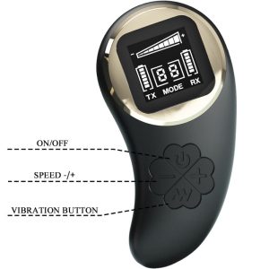 Pretty Love Nathan Double Pleasure Vibrator met afstandsbediening, siliconen, zwart Pretty Love Nathan Double Pleasure Vibrator met afstandsbediening, siliconen, zwart - Afbeelding 5