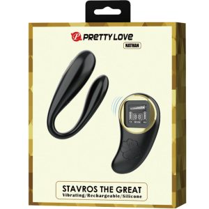 Pretty Love Nathan Double Pleasure Vibrator met afstandsbediening, siliconen, zwart Pretty Love Nathan Double Pleasure Vibrator met afstandsbediening, siliconen, zwart - Afbeelding 6