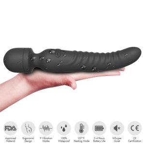 Armony Mission Massager & Vibrator met warmte-effect zwart Armony Mission Massager & Vibrator met warmte-effect zwart - Afbeelding 3