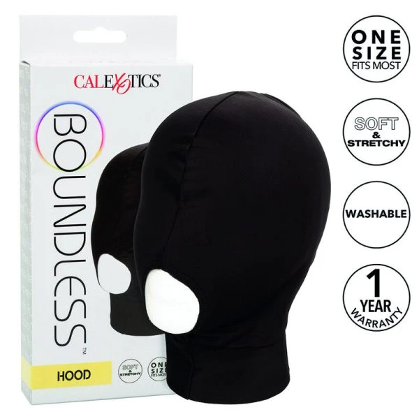 Calexotics Boundless Hood – Onthullende blinddoekmasker met open mond