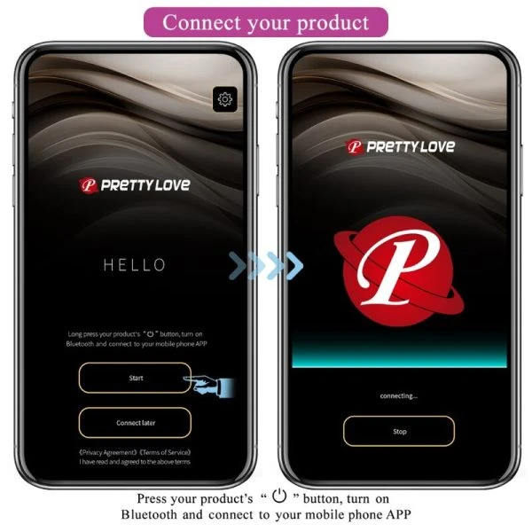 Pretty Love Doreen Purple oplaadbaar vibratie-ei met app-bediening Pretty Love Doreen Purple oplaadbaar vibratie-ei met app-bediening