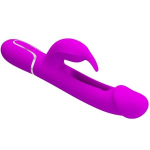 Pretty Love Rabbit Vibrator 3 in 1 met Clitorisstimulator, Fucsia Pretty Love Rabbit Vibrator 3 in 1 met Clitorisstimulator, Fucsia - Afbeelding 6