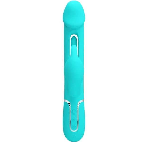 Pretty Love Dejon Rabbit Vibrator 3 IN 1 met clitorisstimulator, paars