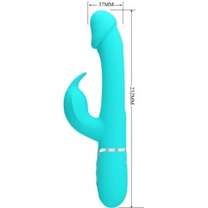 Pretty Love Dejon Rabbit Vibrator 3 IN 1 met clitorisstimulator, paars Pretty Love Dejon Rabbit Vibrator 3 IN 1 met clitorisstimulator, paars - Afbeelding 7