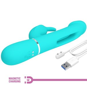 Pretty Love Dejon Rabbit Vibrator 3 IN 1 met clitorisstimulator, paars Pretty Love Dejon Rabbit Vibrator 3 IN 1 met clitorisstimulator, paars - Afbeelding 9