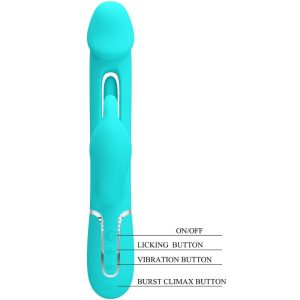 Pretty Love Dejon Rabbit Vibrator 3 IN 1 met clitorisstimulator, paars Pretty Love Dejon Rabbit Vibrator 3 IN 1 met clitorisstimulator, paars - Afbeelding 8