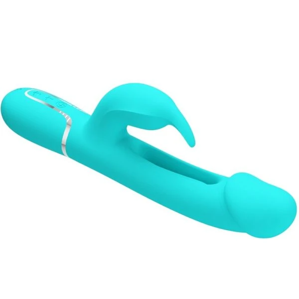Pretty Love Dejon Rabbit Vibrator 3 IN 1 met clitorisstimulator, paars
