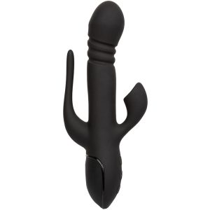 Calexotics Triple Euphoria Vibrator mit Klitoris-Saugstimulation Schwarz – Bild 3