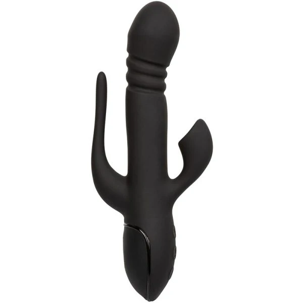 Calexotics Triple Euphoria Vibrator mit Klitoris-Saugstimulation Schwarz