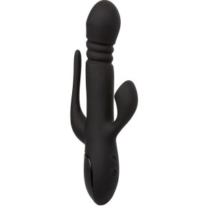 Calexotics Triple Euphoria Vibrator mit Klitoris-Saugstimulation Schwarz – Bild 4