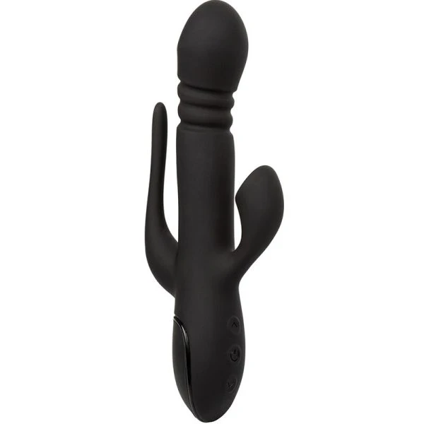 Calexotics Triple Euphoria Vibrator mit Klitoris-Saugstimulation Schwarz