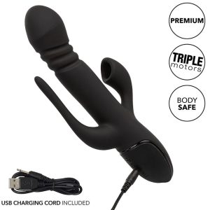 Calexotics Triple Euphoria Vibrator mit Klitoris-Saugstimulation Schwarz Calexotics Triple Euphoria Vibrator mit Klitoris-Saugstimulation Schwarz – Bild 10