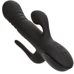 Calexotics Triple Euphoria Vibrator mit Klitoris-Saugstimulation Schwarz – Bild 5