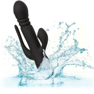 Calexotics Triple Euphoria Vibrator mit Klitoris-Saugstimulation Schwarz – Bild 8