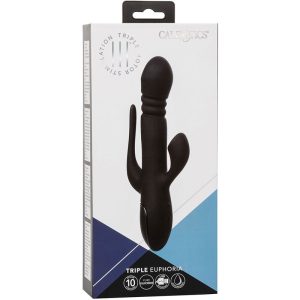 Calexotics Triple Euphoria Vibrator mit Klitoris-Saugstimulation Schwarz Calexotics Triple Euphoria Vibrator mit Klitoris-Saugstimulation Schwarz – Bild 11