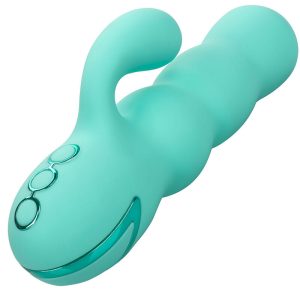 Calexotics Del Mar Diva Vibrator met clitorisstimulator, aquagroen Calexotics Del Mar Diva Vibrator met clitorisstimulator, aquagroen - Afbeelding 5