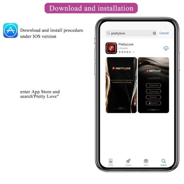Pretty Love Baird G-Spot Vibrator met app-bediening, 12 standen, paars Pretty Love Baird G-Spot Vibrator met app-bediening, 12 standen, paars