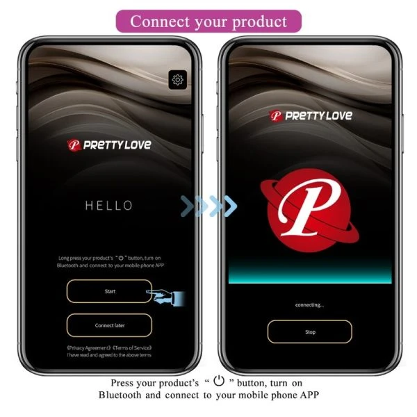 Pretty Love Baird G-Spot Vibrator met app-bediening, 12 standen, paars Pretty Love Baird G-Spot Vibrator met app-bediening, 12 standen, paars