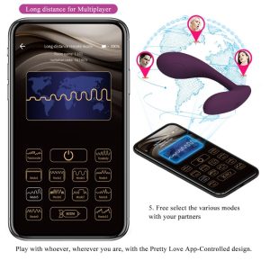 Pretty Love Baird G-Spot Vibrator met app-bediening, 12 standen, paars Pretty Love Baird G-Spot Vibrator met app-bediening, 12 standen, paars - Afbeelding 13