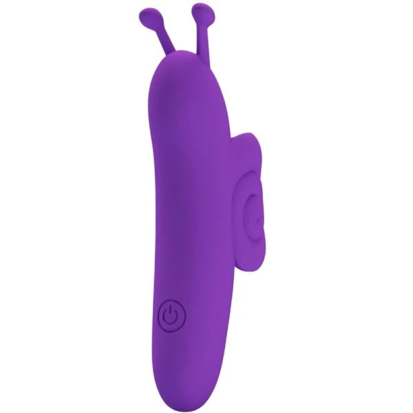 Pretty Love Vingerstimulator Snail met 10 Vibratiefuncties, Paars Pretty Love Vingerstimulator Snail met 10 Vibratiefuncties, Paars