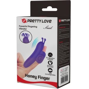 Pretty Love Vingerstimulator Snail met 10 Vibratiefuncties, Paars Pretty Love Vingerstimulator Snail met 10 Vibratiefuncties, Paars - Afbeelding 8