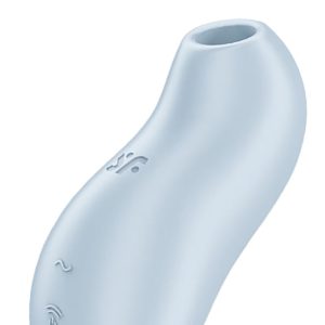 Satisfyer Pocket Pro 1 Opgelijkvibrator met drukwellen lichtblauw Satisfyer Pocket Pro 1 Opgelijkvibrator met drukwellen lichtblauw - Afbeelding 2