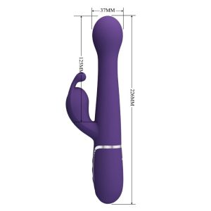 Pretty Love Dejon Rabbit Vibrator 3 in 1 Multifunktionsvibrator lila Pretty Love Dejon Rabbit Vibrator 3 in 1 Multifunktionsvibrator lila – Bild 8