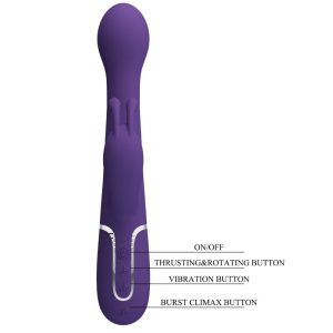 Pretty Love Dejon Rabbit Vibrator 3 in 1 Multifunktionsvibrator lila Pretty Love Dejon Rabbit Vibrator 3 in 1 Multifunktionsvibrator lila – Bild 9