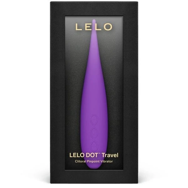 Lelo DOT Travel Klitorisstimulator met 8 Vibratiemodi, Paars