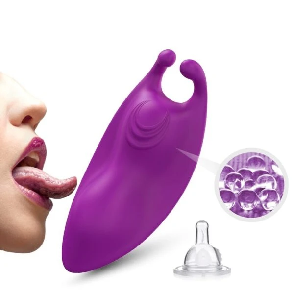 Armony Honeybee opzetvibrator met afstandsbediening, paars Armony Honeybee opzetvibrator met afstandsbediening, paars
